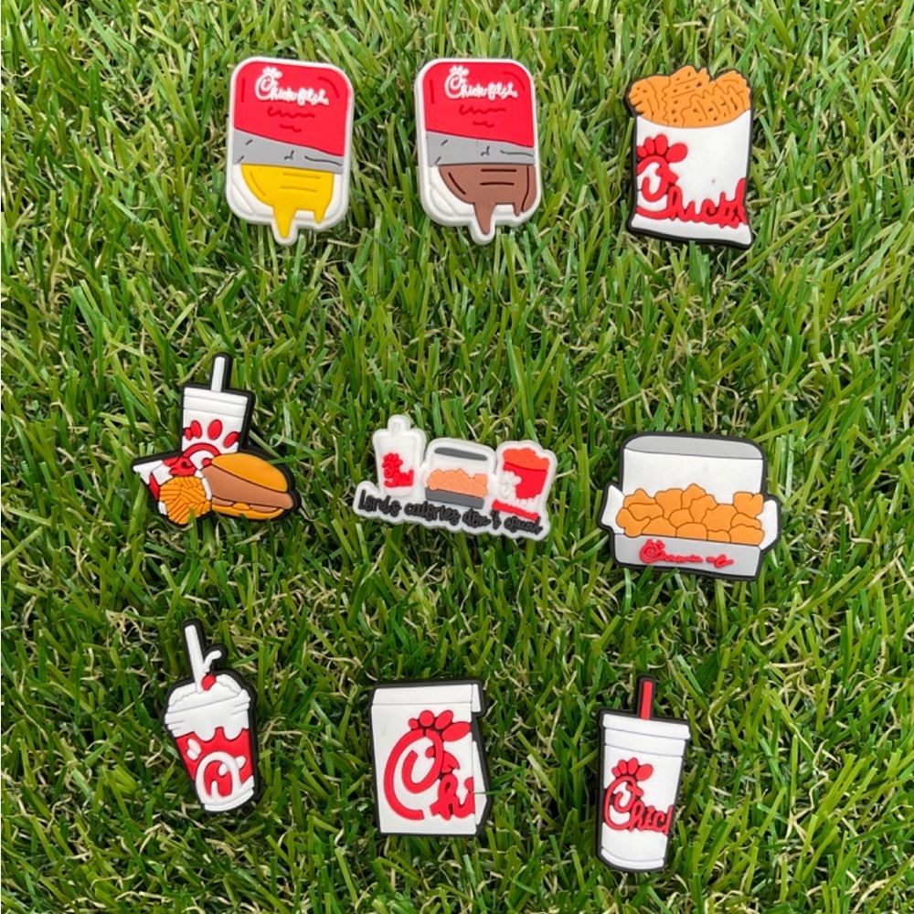 Chick Fill A Crocs charms